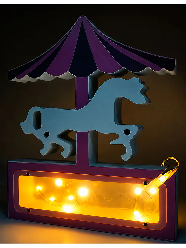  VELADOR LED CARRUSEL C/U 2