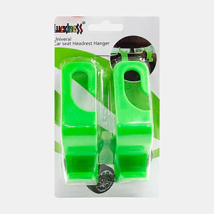 GANCHO DE PLASTICO PARA COCHE C/U