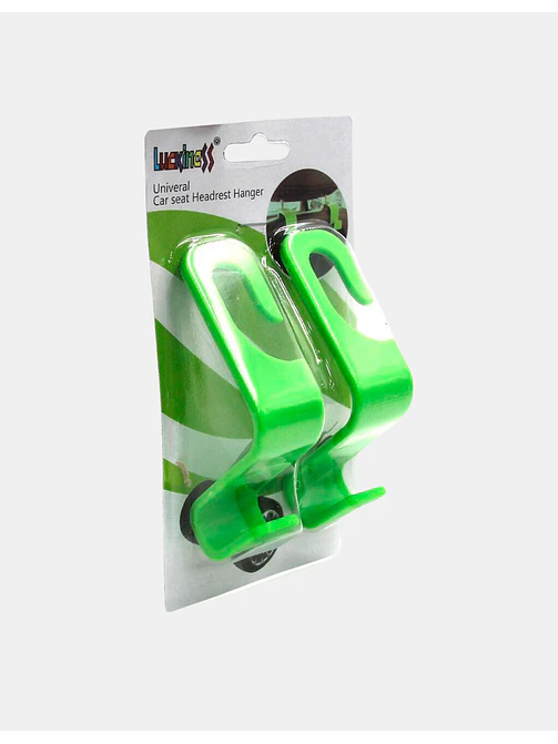 GANCHO DE PLASTICO PARA COCHE C/U 2