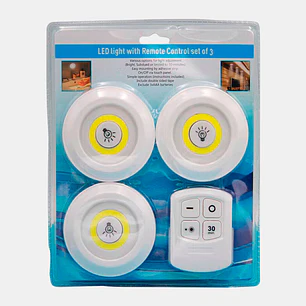 LUZ LED A CONTROL REMOTO C/U                      