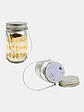 VELADOR LED TARRO DE VIDRIO C/U - Miniatura 2