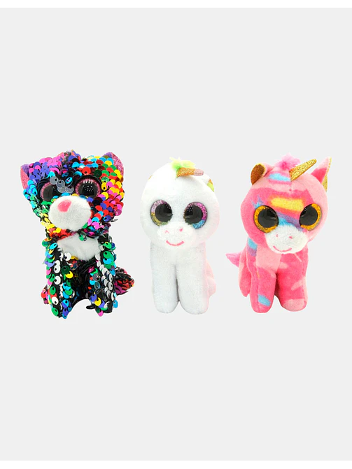 LLAVERO ANIMALES DE PELUCHE C/U 3