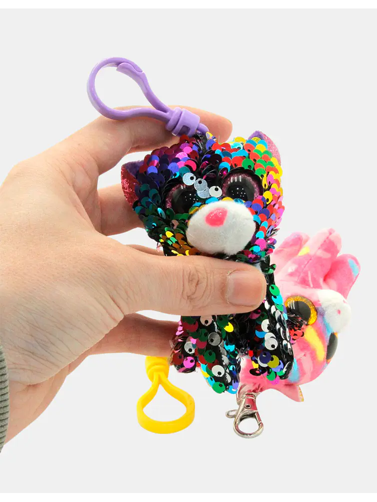 LLAVERO ANIMALES DE PELUCHE C/U 2