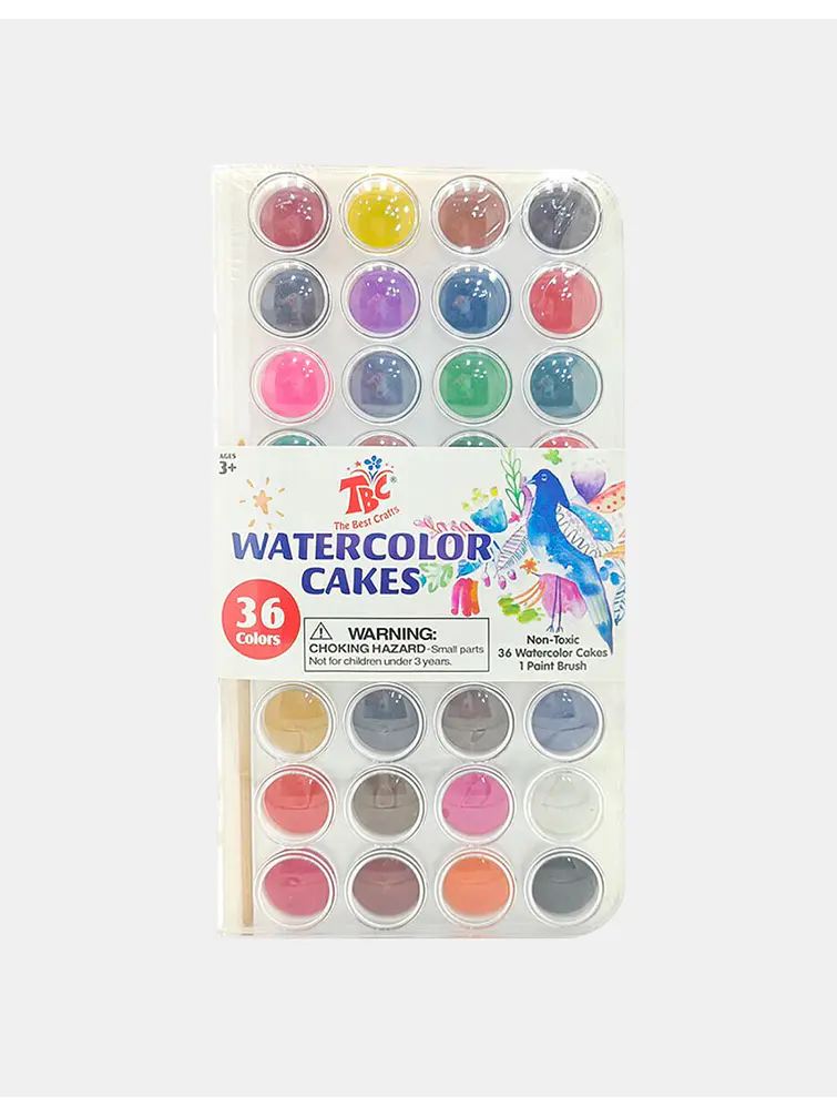 ACUARELA WATERCOLOR 36 COLORES C/U 1