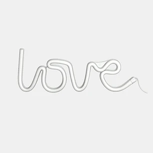 LAMPARA FLUORESCENTE LOVE C/U