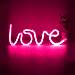 LAMPARA FLUORESCENTE LOVE C/U