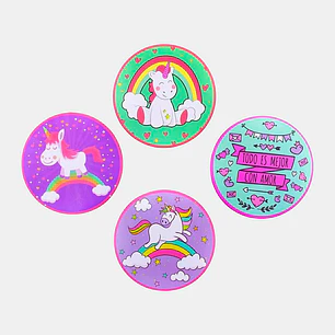 ESPEJO DE CARTERA UNICORNIO C/U