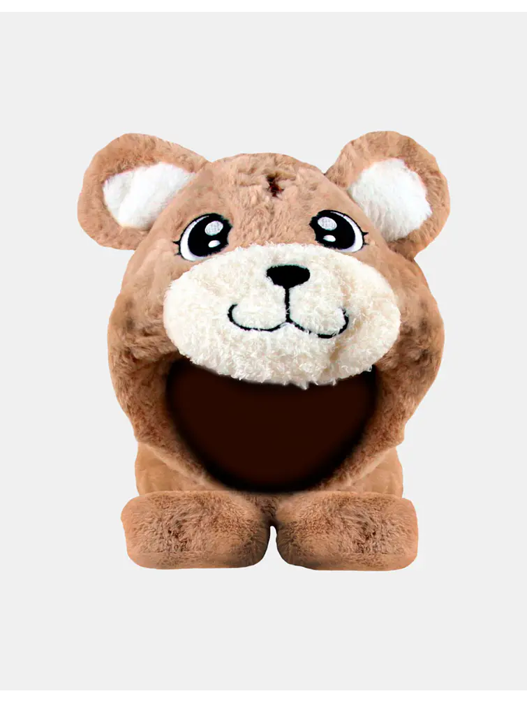 GORRO CON BUFANDA INFANTIL OSO C/U 1