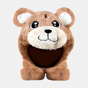 GORRO CON BUFANDA INFANTIL OSO C/U