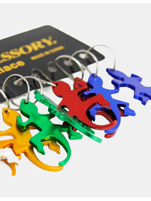 LLAVERO DE METAL IGUANA PCS*12 2