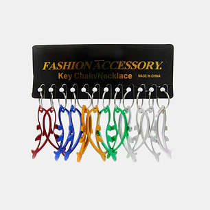 LLAVERO DE METAL DELFIN PCS*12