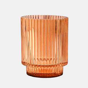 VASO DE VIDRIO COLORES 7*6 C/U