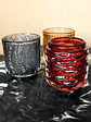 VASO DE VIDRIO COLORES 7*6 C/U - Miniatura 4