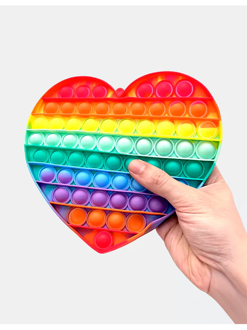 POP-IT MULTICOLOR CORAZON 18*17 C/U                2