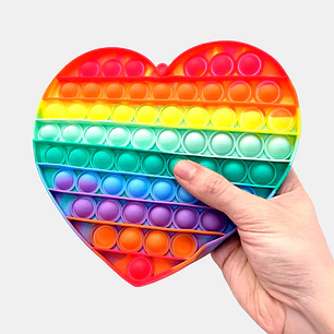 POP-IT MULTICOLOR CORAZON 18*17 C/U               