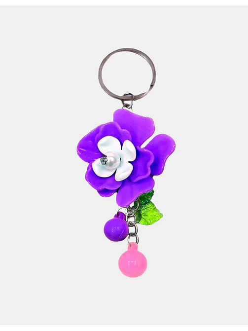 LLAVERO FLOR GDE 1