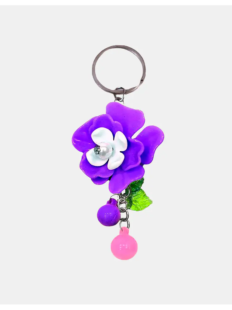 LLAVERO FLOR GDE 1