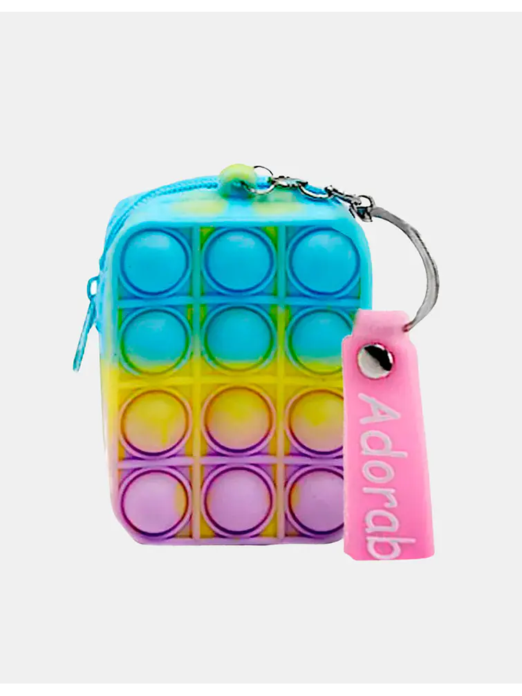 LLAVERO MONEDERO POP IT C/U 1
