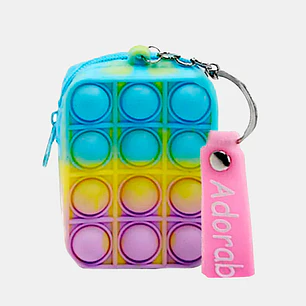 LLAVERO MONEDERO POP IT C/U