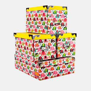 CAJA DE CARTON SET*4