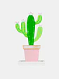 ADORNO DE MADERA CACTUS C/U - Miniatura 1