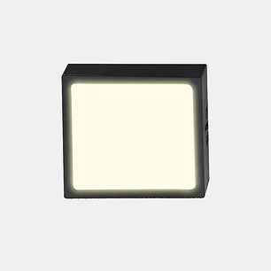 PLAFON CUADRADO 6W 3000K BK