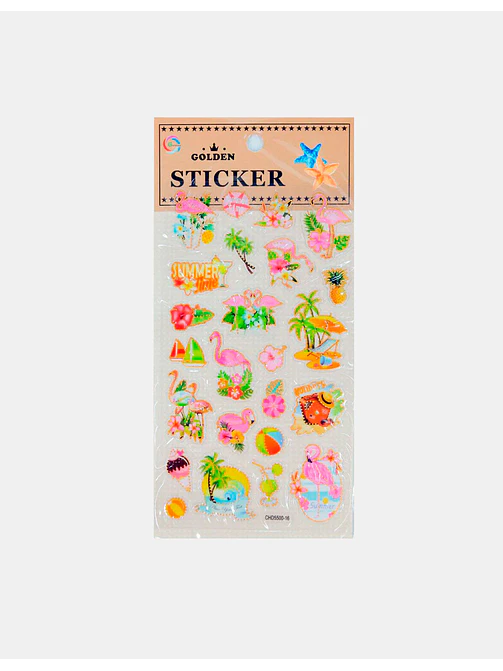 STICKER FLAMENCO/UNICORNIO C/U 1