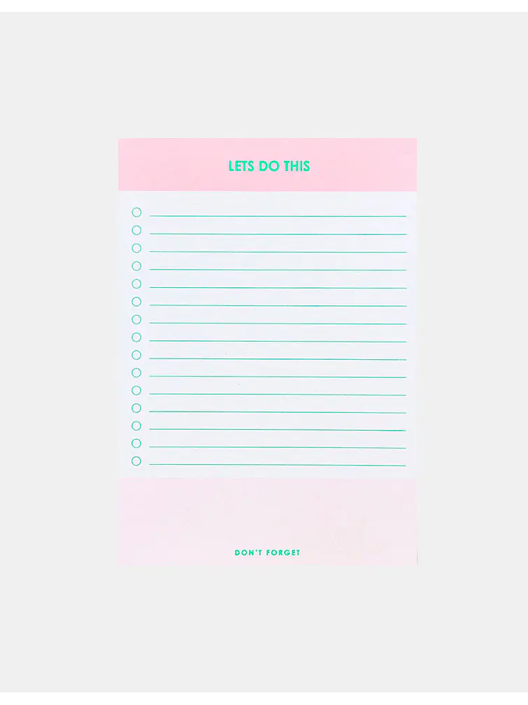 BLOCK DE NOTAS DE TAREA C/U 1