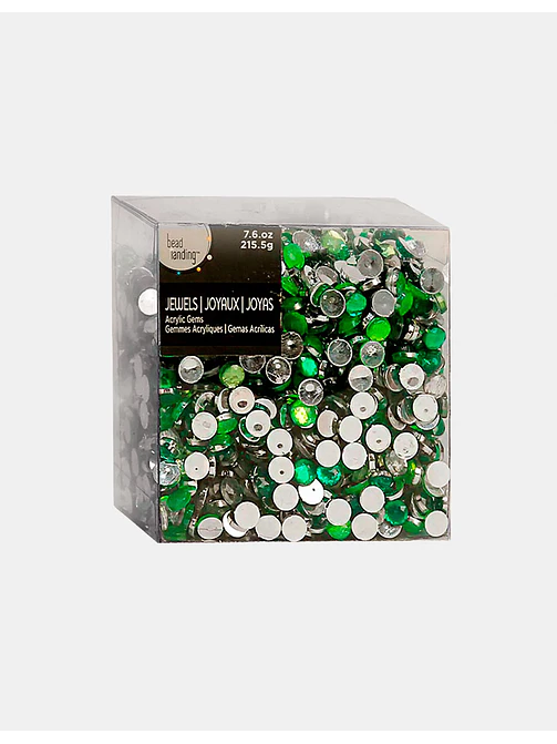 GEMAS DE ACRILICO PARA DECORAR 215G C/U 1