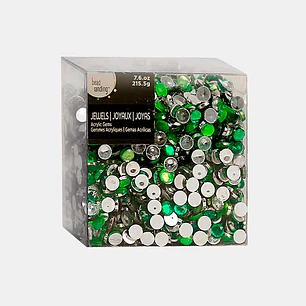 GEMAS DE ACRILICO PARA DECORAR 215G C/U