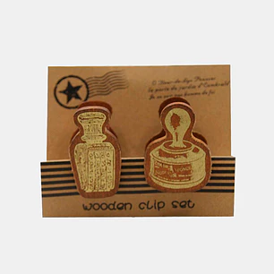 SET DE CLIPS X 2 WOODEN CLIP