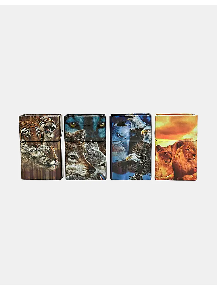 CAJA PARA CIGARRILLOS ANIMALES 6*3*9.5 C/U 2