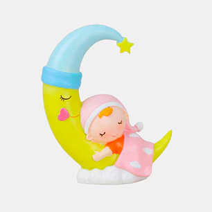 ADORNO DE BEBE CON LUNA C/U