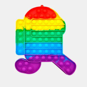 POP-IT MULTICOLOR AMONG US 19*14 C/U              
