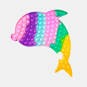 POP-IT MULTICOLOR DELFIN 24*24 C/U                
