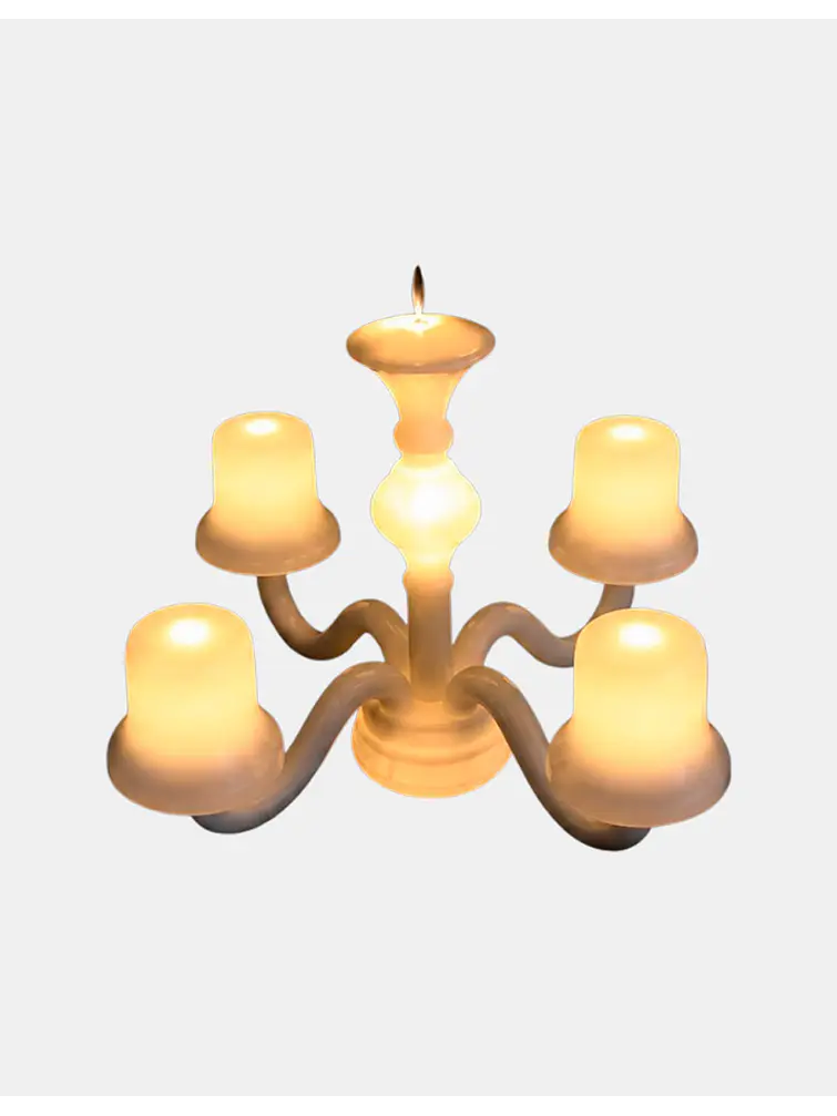 GUIRNALDA LED 3M 6-CANDELABRO C/U 2