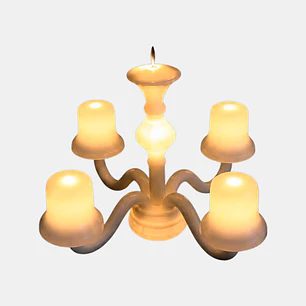 GUIRNALDA LED 3M 6-CANDELABRO C/U