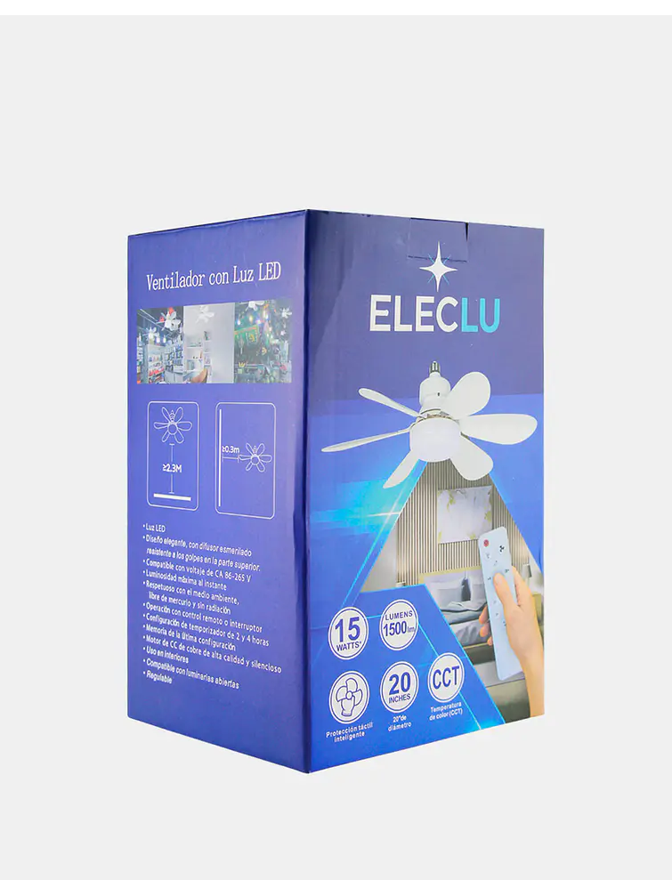 FOCO VENTILADOR 15W C/U 9
