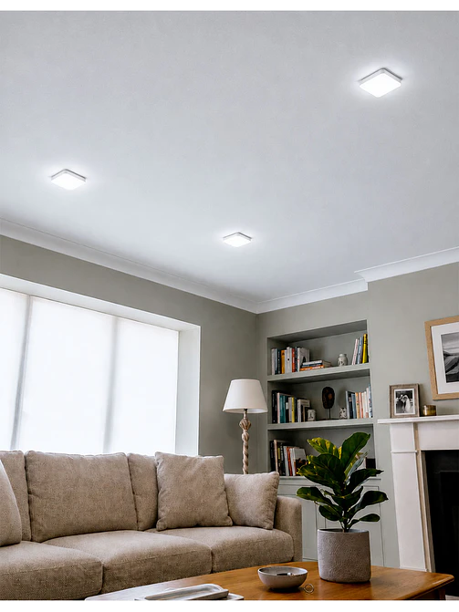 PANEL LED CUADRADO18W 6500K C/U 2