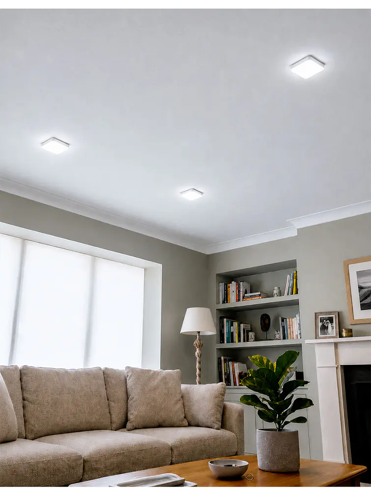 PANEL LED CUADRADO18W 6500K C/U 2