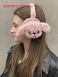 OREJERAS DE PELUCHE CON DISEÑO PERRITO C/U - Miniatura 3