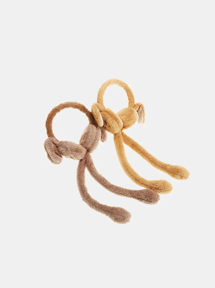 OREJERAS DE PELUCHE C/U 2