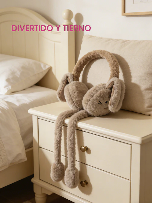 OREJERAS DE PELUCHE C/U 3