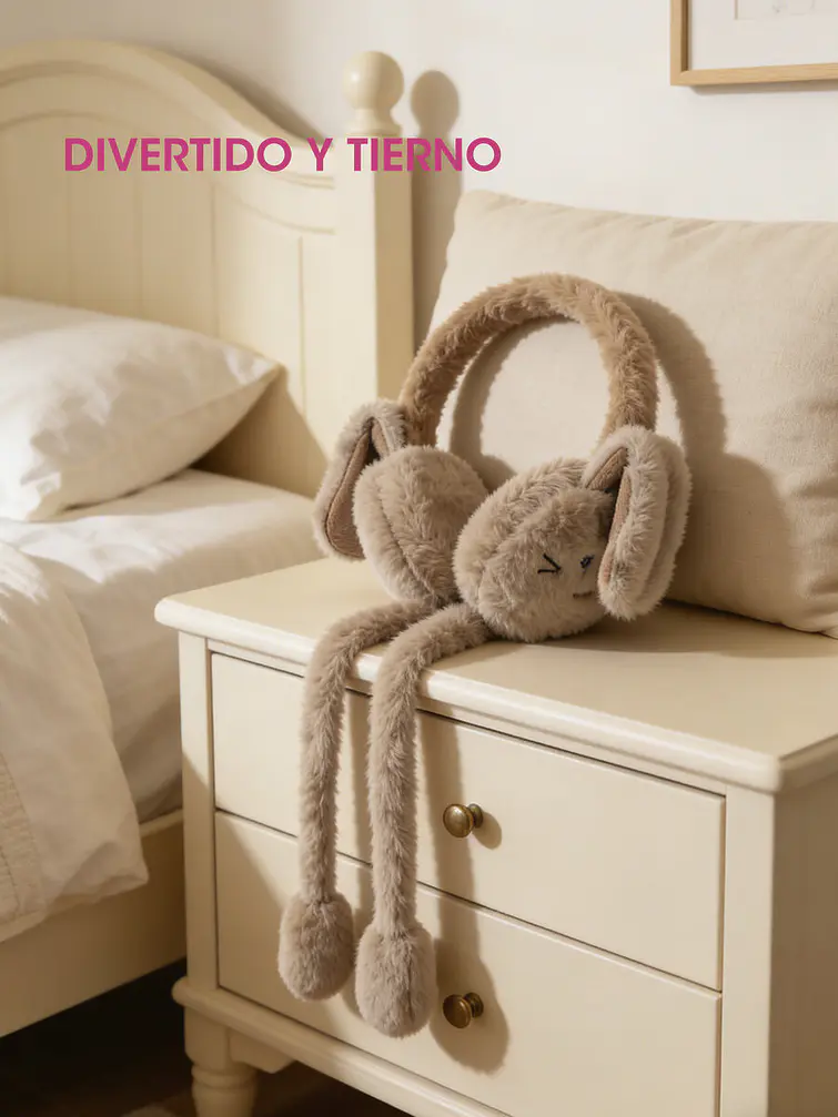 OREJERAS DE PELUCHE C/U 3