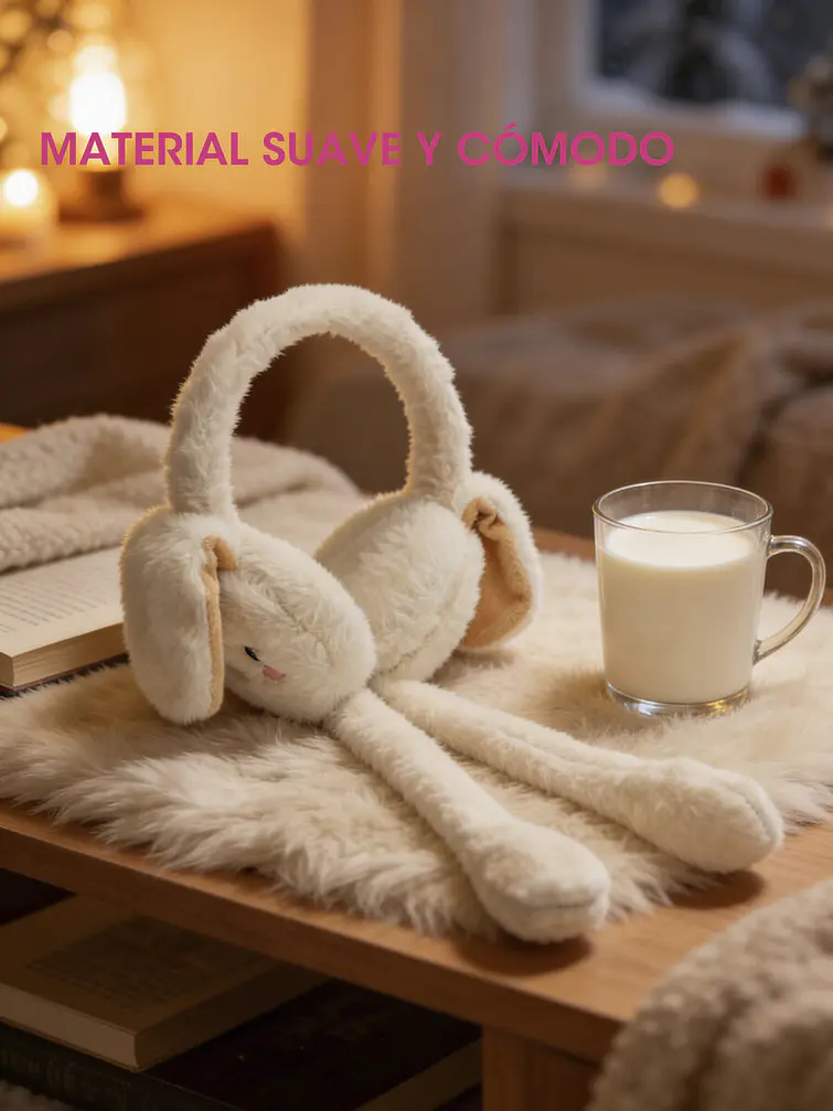 OREJERAS DE PELUCHE C/U 4