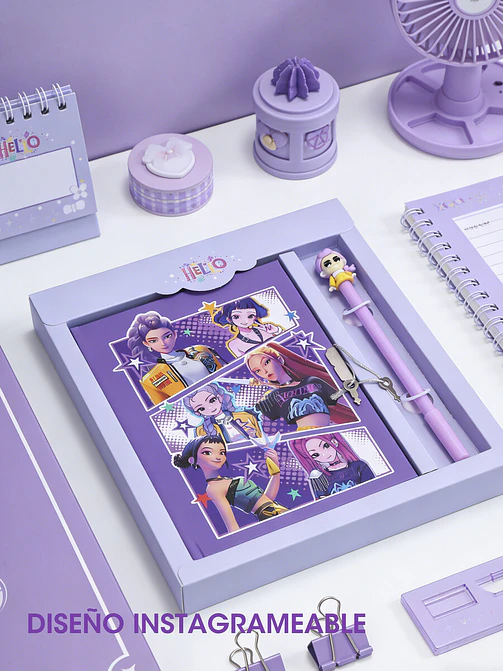 DIARIO INTIMO K-POP CON BOLIGRAFO C/U 2