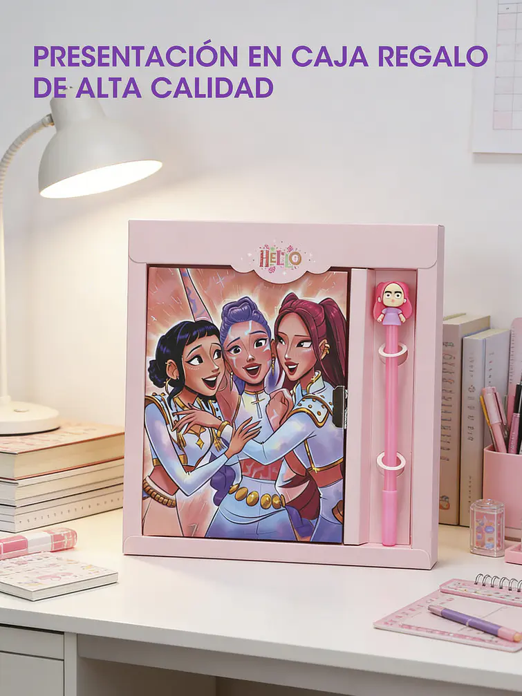 DIARIO INTIMO K-POP CON BOLIGRAFO C/U 4