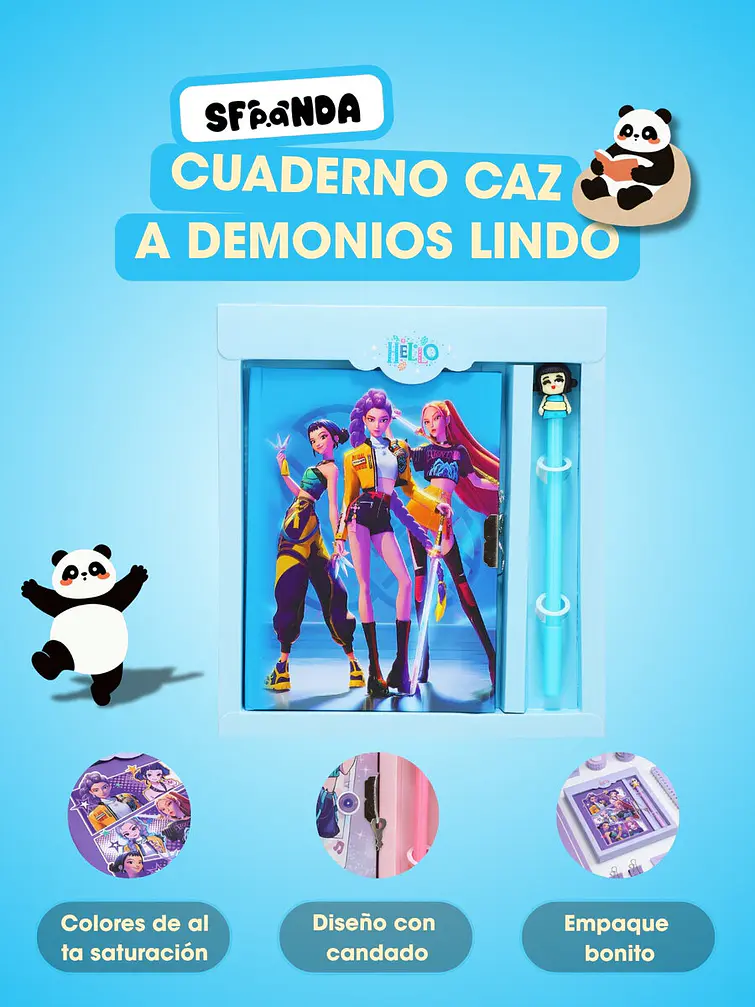 DIARIO INTIMO K-POP CON BOLIGRAFO C/U 5