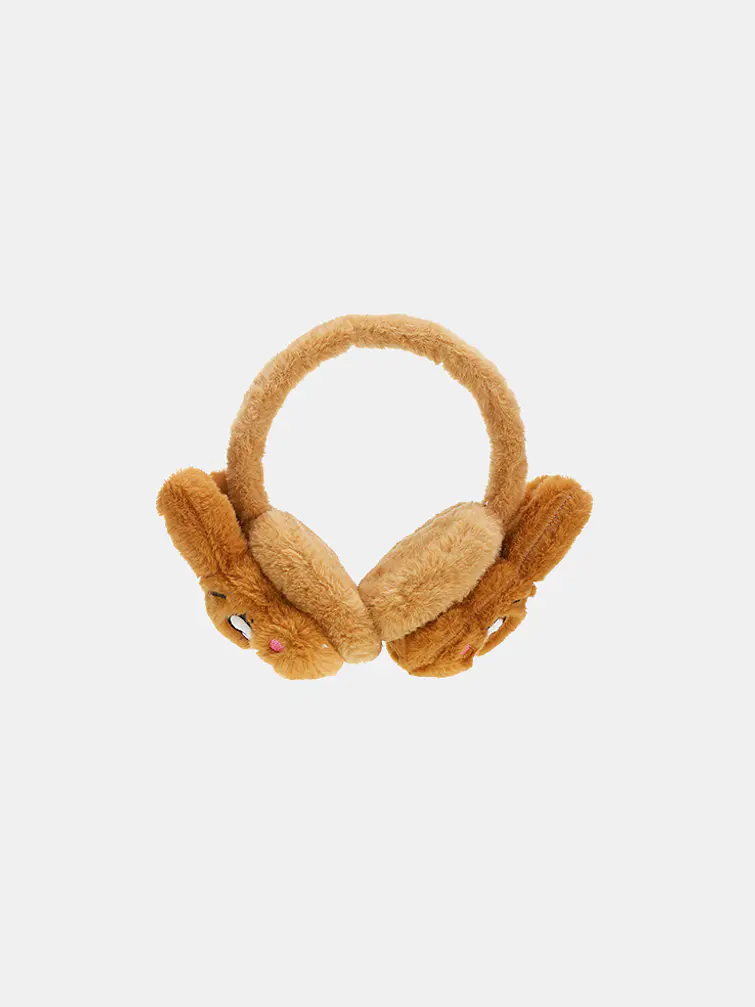 OREJERAS DE PELUCHE CON DISEÑO DE CONEJO
C/U 1