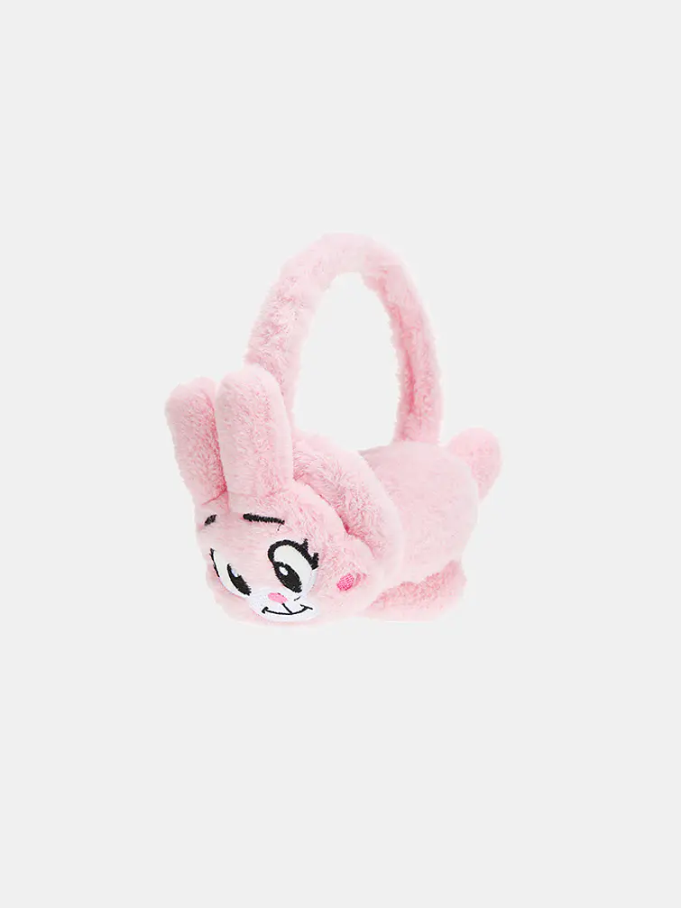 OREJERAS DE PELUCHE CON DISEÑO DE CONEJO
C/U 2